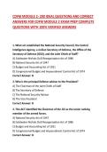 CDFM MODULE 2- 200 IDEAL QUESTIONS AND CORRECT ANSWERS FOR CDFM MODULE 2 EXAM PREP COMPLETE QUESTIONS WITH 100&percnt; VERIFIED ANSWERS