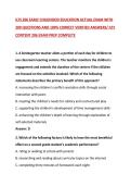 ILTS 206 EARLY CHILDHOOD EDUCATION ACTUAL EXAM WITH 200 QUESTIONS AND 100&percnt; CORRECT VERIFIED ANSWERS&sol; ILTS CONTENT 206 EXAM PREP COMPLETE 
