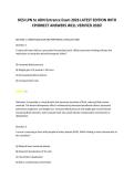 HESI LPN to ADN Entrance Exam 2026 LATEST EDITION WITH &NewLine;CPORRECT ANSWERS WELL VERIFIED 2026&excl;