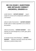 NR 224 Exam 1 Questions - Complete Study Guide with Verified Answers&NewLine;