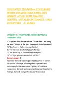 PSYCHIATRIC TECHNICIAN STATE BOARD &NewLine;REVIEW 150 QUESTIONS RATED 100&percnt; &NewLine;CORRECT ACTUAL EXAM 2026&sol;2027 &NewLine;VERIFIED &vert; DETAILED RATIONALES &ndash; PASS &NewLine;GUARANTEED &ndash; A&plus; GRADED