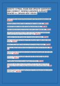 NUSCTX 10 FINAL EXAM 2026 UPDATE QUESTIONS&NewLine;AND CORRECT VERIFIED ANSWERS ALREADY&NewLine;GRADED A&plus; &lpar;BRAND NEW VISION&rpar;
