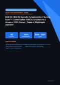 BSN 225 HESI Fundamentals of Nursing Exam V1 Actual Exam 2026&sol;2027 &ndash; 100&percnt; Verified &vert; Detailed Rationales &ndash; Pass Guaranteed &ndash; A&plus; Graded