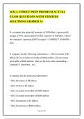 Wall Street Prep Premium Study Guide &vert; Financial Modeling Practice Questions with Detailed Explanations