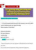 AANP Family Nurse Practitioner &lpar;FNP&rpar; Certification Exam 2025&sol;2026 &ndash; 150 Practice Questions with Verified Rationalized Answers &vert; 100&percnt; Guarantee Pass Score of 700 Points &vert; A&plus; Graded