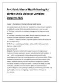 Psychiatric Mental Health Nursing 9th &NewLine;Edition Sheila Videbeck Complete &NewLine;Chapters 2026