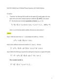 ISyE 6414 &lpar;A&Q&rpar; Exam -1 &lpar;Method Theory&rpar; Questions with Verified Solutions