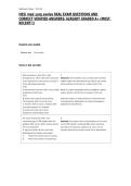 HESI med surg evolve REAL EXAM QUESTIONS AND CORRECT VERIFIED ANSWERS&sol; ALREADY GRADED A&plus; &lpar;MOST RECENT&excl;&excl;&rpar;