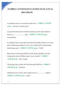 FLORIDA 2-15 INSURANCE LICENSE EXAM ACTUAL 2026 UPDATE