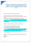 FLORIDA 2-15 INSURANCE LICENSE EXAM LATEST 2025-2026 ACTUAL EXAM 300 QUESTIONS AND CORRECT ANSWERS WITH RATIONALES AGRADE NEW&excl;&excl;&period;pdf&NewLine;&NewLine;