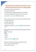 Hawaii Drivers Permit Test Exam Over View Material Questions and Answers 2026 update&period;pdf&NewLine;&NewLine;