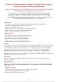 BIOD 331 Pathophysiology Pathophysiology Module 3 Exam 2026-2027 QUESTIONS AND ANSWERS ALREADY GRADED A&plus;&period;&NewLine;100&percnt; Verified Solutions &vert; Updated Per Latest Guidelines &vert; Graded A&plus;