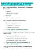 NSG6020 Final exam Questions With Accurate Answers &NewLine;100&percnt; Guarantee Pass 2026&sol;2027 South University