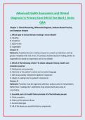 Advanced Health Assessment and Clinical &NewLine;Diagnosis in Primary Care 6th Ed Test Bank &vert; Dains &NewLine;Q&A