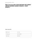 MDC3 Final Exam REAL EXAM QUESTIONS AND CORRECT VERIFIED ANSWERS&sol; ALREADY GRADED A&plus; &lpar;MOST RECENT&excl;&excl;&rpar;