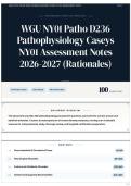 WGU NY01 Patho D236 Pathophysiology Caseys NY01 Assessment Notes 2026-2027 &lpar;Rationales&rpar;