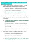 Nursing 251 Exam 1 Practice Test 2026 &vert; Most Tested &NewLine;Questions &vert; Graded A&plus;