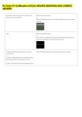 Pro Tools 101 Certification ACTUAL UPDATED QUESTIONS AND CORRECT &NewLine;ANSWERS