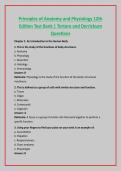 Principles of Anatomy and Physiology 12th &NewLine;Edition Test Bank &vert; Tortora and Derrickson &NewLine;Questions