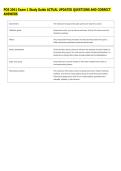 POS 2041 Exam 1 Study Guide ACTUAL UPDATED QUESTIONS AND CORRECT &NewLine;ANSWERS 