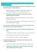 Nursing 251 Final Exam Q&A Bank 2026 &vert; Exam Success &NewLine;Guide &vert; Graded A&plus;