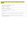 POS 2041 MID TERM EXAM ACTUAL UPDATED QUESTIONS AND CORRECT &NewLine;ANSWERS 