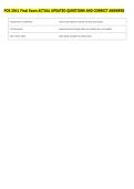 POS 2041 Final Exam ACTUAL UPDATED QUESTIONS AND CORRECT ANSWERS 