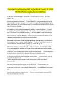 Foundations of Nursing APA Test with all Correct & 100&percnt; Verified Answers &vert;Guaranteed to Pass