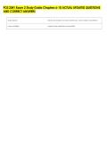 POS 2041 Exam 2 Study Guide Chapters 6-10 ACTUAL UPDATED QUESTIONS &NewLine;AND CORRECT ANSWERS 