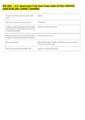 POS 2041 &sol; U&period;S&period; Government Final Exam Study Guide ACTUAL UPDATED &NewLine;QUESTIONS AND CORRECT ANSWERS 