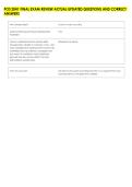 POS 2041 FINAL EXAM REVIEW ACTUAL UPDATED QUESTIONS AND CORRECT &NewLine;ANSWERS 