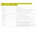POS 2041 U&period;S Government Final Exam Study Guide ACTUAL UPDATED &NewLine;QUESTIONS AND CORRECT ANSWERS