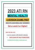 2023 Mental Health ATI Practice Exams &lpar;PDF&rpar; &vert; &lpar;2026&rpar; ATI Questions &vert; Nursing Prep
