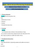 NR 565 Advanced Pharmacology Fundamentals Midterm Questions&comma; Answers and Rationales 2027