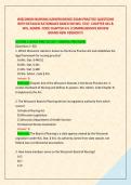 WISCONSIN NURSING JURISPRUDENCE EXAM PRACTICE QUESTIONS &NewLine;WITH DETAILED RATIONALES BASED ON WIS&period; STAT&period; CHAPTER 441 & &NewLine;WIS&period; ADMIN&period; CODE CHAPTER N 6 &vert;COMPREHENSIVE REVIEW  &NewLine;BRAND NEW VERSION&excl;&excl;&excl;