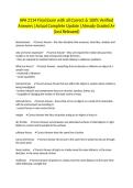 APA 2114 Final Exam with all Correct & 100&percnt; Verified Answers &vert;Actual Complete Update &vert;Already Graded A&plus; &lpar;Just Released&rpar;