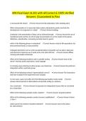 APA Final Exam SL355 with all Correct & 100&percnt; Verified Answers &vert;Guaranteed to Pass