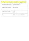 PGY 451 Exam 3 GI ACTUAL UPDATED QUESTIONS AND CORRECT ANSWERS 