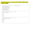 PGY 300 UB renal practice questions ACTUAL UPDATED QUESTIONS AND &NewLine;CORRECT ANSWERS 