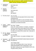 APA Final Exam with all Correct & 100&percnt; Verified Answers &vert;Latest Version &vert;Already Graded A&plus;
