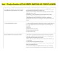 Exam 1 Practice Questions ACTUAL UPDATED QUESTIONS AND CORRECT ANSWERS 