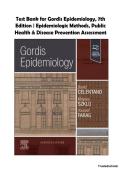 Gordis Epidemiology&comma; 7th Edition Test Bank &vert; David D&period; Celentano&comma; Moyses Szklo & Youssef M&period;K&period; Farag &vert; Complete Questions & Answers for Chapters 1&ndash;20