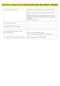 A220 AFCS 4&sol;2026 ACTUAL UPDATED QUESTIONS AND CORRECT ANSWERS 