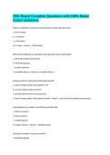 EEG Board Complete Questions with 100&percnt; Rated Expert Solutions