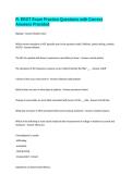 R&period; EEGT Exam Practice Questions with Correct Answers Provided