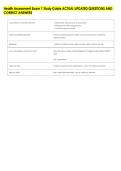 Health Assessment Exam 1 Study Guide ACTUAL UPDATED QUESTIONS AND &NewLine;CORRECT ANSWERS 
