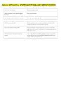Alabama OTPS ACTUAL UPDATED QUESTIONS AND CORRECT ANSWERS 