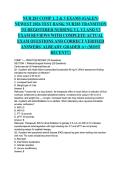 NUR 283 COMP 1&comma; 2 & 3 EXAMS &lpar;GALEN&rpar; NEWEST 2026 TEST BANK&vert; NUR283 TRANSITION TO REGISTERED NURSING V1&comma; V2 AND V3 EXAM REVIEWS WITH COMPLETE ACTUAL EXAM QUESTIONS AND CORRECT VERIFIED ANSWERS&sol; ALREADY GRADED A&plus; &lpar;MOST RECENT&excl;&excl;&rpar;&NewLine;