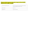Alabama pesticide applicator study guide&colon; chapter 2 ACTUAL UPDATED &NewLine;QUESTIONS AND CORRECT ANSWERS 