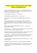 APA Exam Chapter 3 with all Correct & 100&percnt; Verified Answers &vert;Guaranteed to Pass